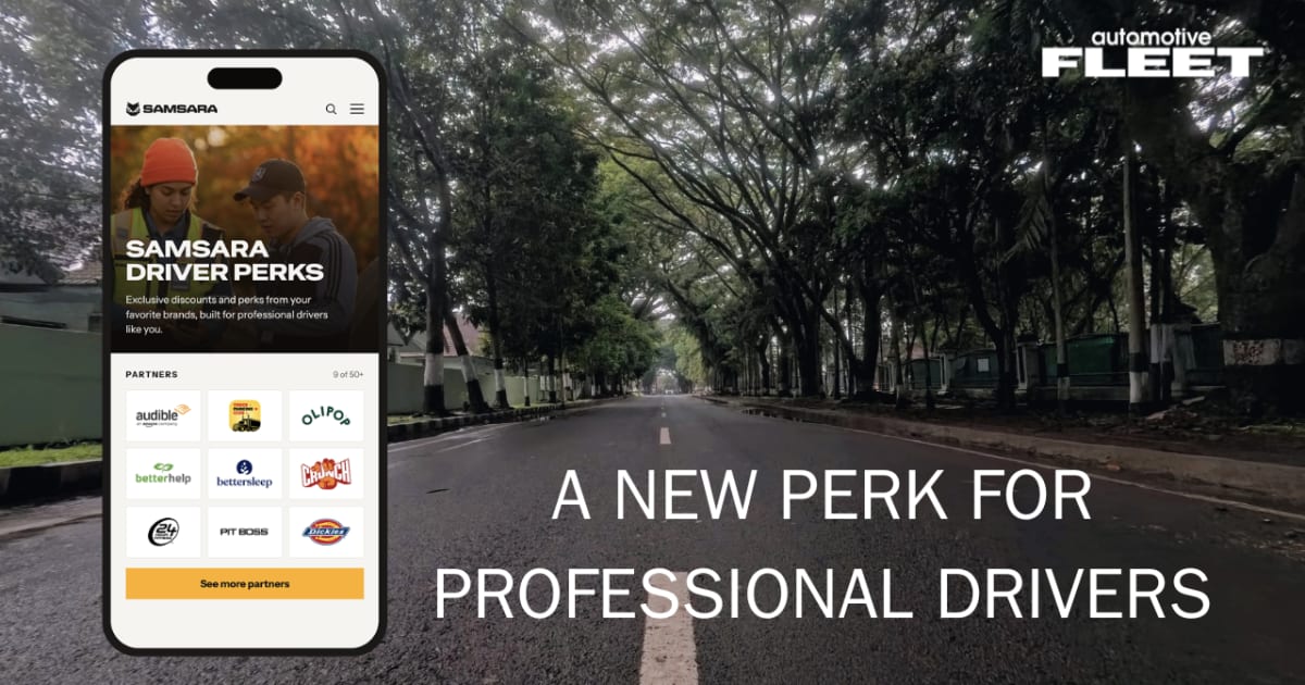 Samsara Driver Perks Adds New Benefit for Corporate Fleet Drivers
