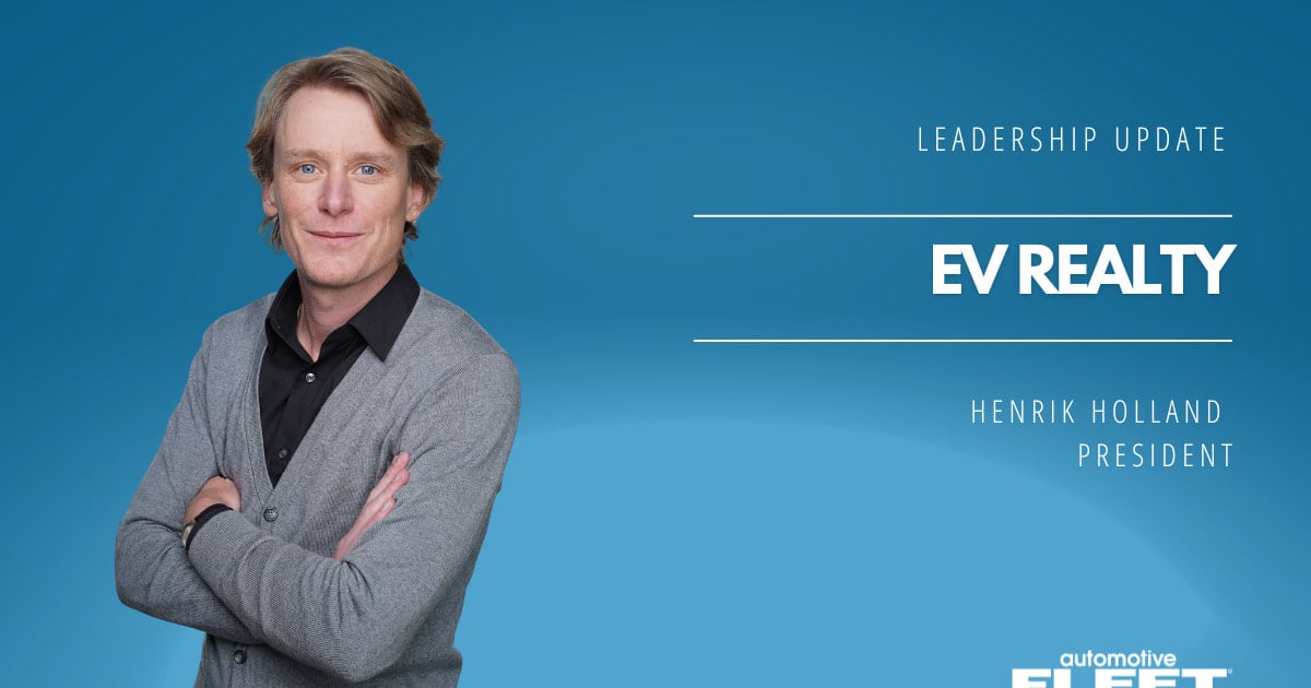 EV Realty Names Henrik Holland President as Charging Platform Expands