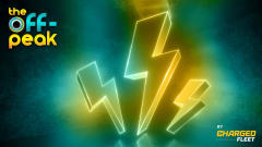 Three lightning bolts serve as the primary logo for The Off Peak video series.