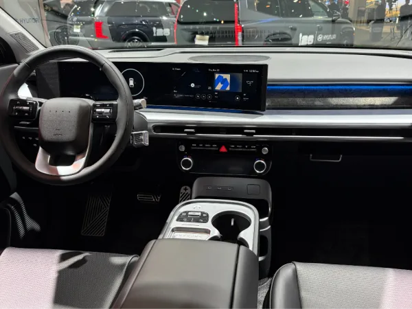 Hyundai interior car shot LA Auto Show