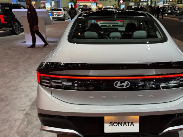 Hyundai exterior car shot LA Auto Show