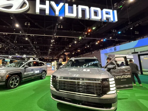 Hyundai exterior car shot LA Auto Show