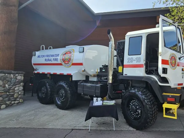 An Acela Monterra 6x6 for Milton Freewater Rural Fire District