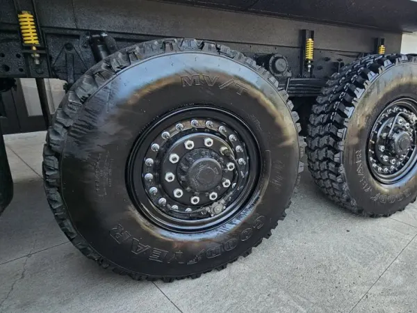 Two 47-inch tires on the Monterra 6x6 