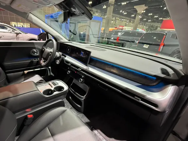 Hyundai interior car shot LA Auto Show