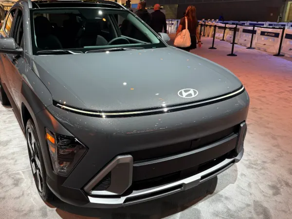 Hyundai exterior car shot LA Auto Show