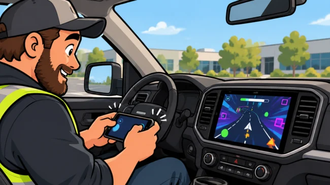 Does Your Fleet Policy Cover In-Vehicle Gaming?