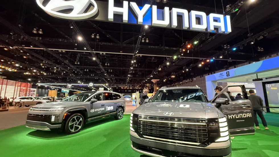Hyundai exterior car shot LA Auto Show