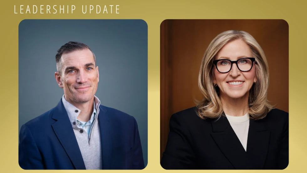 Dave Caroll and Lisa Drake's headshots sit side by side on a Charged Fleet graphic