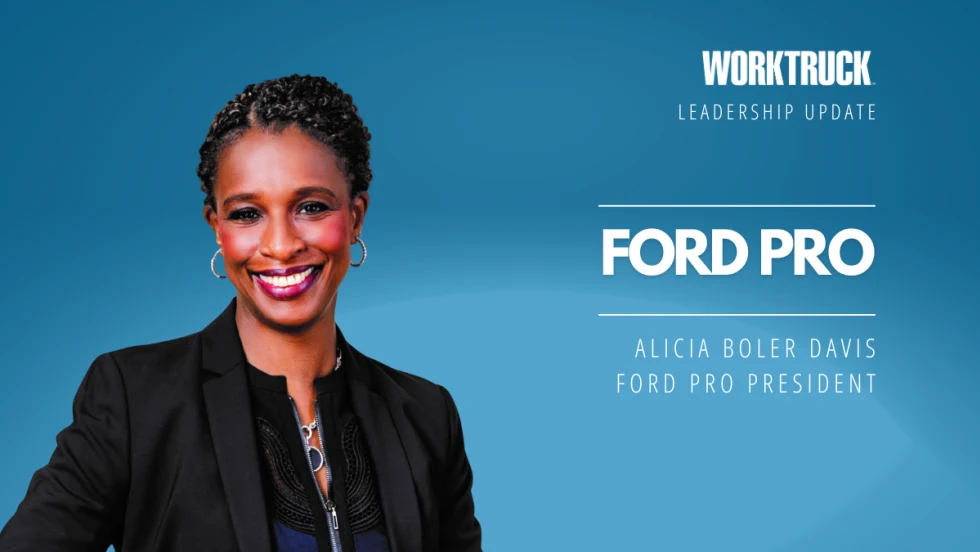 Alicia Boler Davis named Ford Pro President, succeeding Andrew Frick and Ted Cannis in Ford leadership transition.