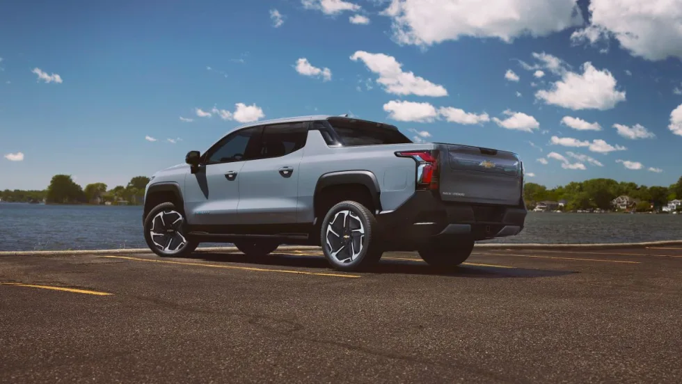 2025 Chevrolet Silverado EV rear view