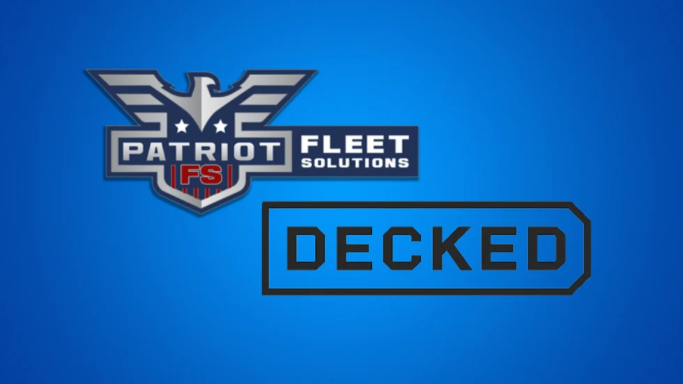 Patriot Fleet Solutions and DECKED Logos