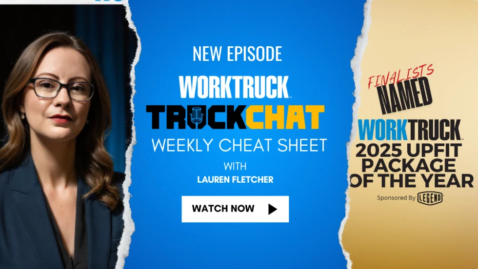 Weekly Cheat Sheet from Truck Chat 