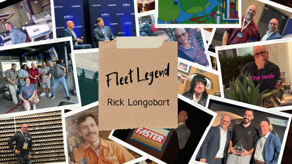 Collage of photos of Fleet Legend Rick Longobart