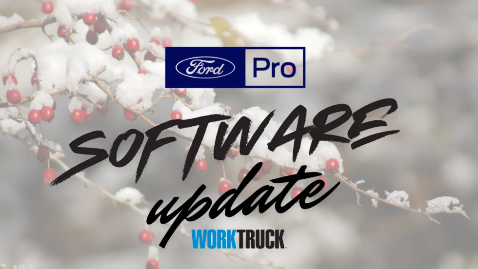 Ford Pro Software Update February 2025