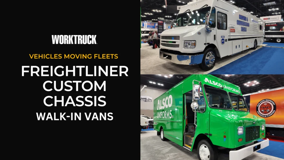 Vehicles Moving Fleets: Freightliner Custom Chassis Walk In Vans. 