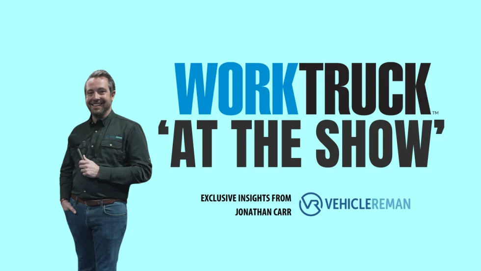 Work Truck At the Show on a Blue Background with Jonathan Carr of VehicleReman