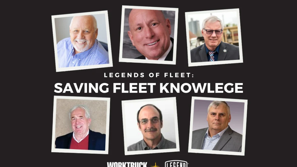 Collage of six fleet professionals featured in the Legends of Fleet video series, highlighting industry leaders sharing knowledge and stories on fleet management.