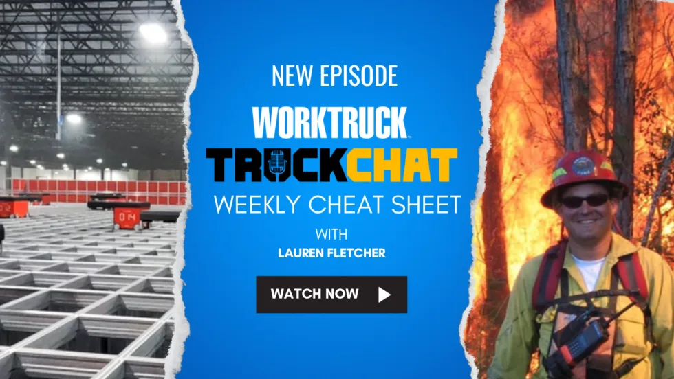 Work Truck Truck Chat Weekly Cheat Sheet with Lauren Fletcher — new episode covering fueling savings, fleet safety design, EV strategy, and fatigue detection tech.