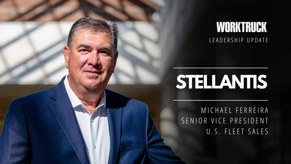 Michael Ferreira, Stellantis senior vice president of U.S. fleet sales, pictured as he outlines the company’s 2026 fleet growth strategy and data-focused direction.