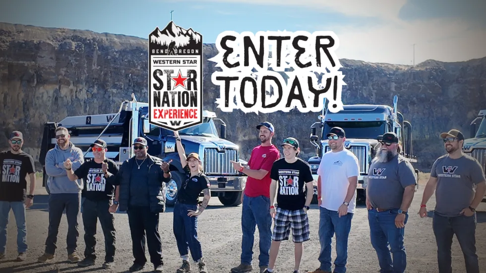 Western Star opens entries for the 2026 Star Nation Experience, an all-expenses-paid adventure for truckers and fans, June 5-8 in Bend, Oregon. Enter by May 1.
