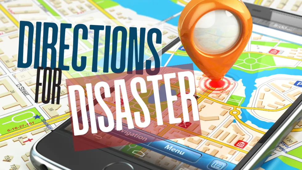 Smartphone GPS navigation map with location pin, representing the importance of using navigation systems safely and staying focused while driving.