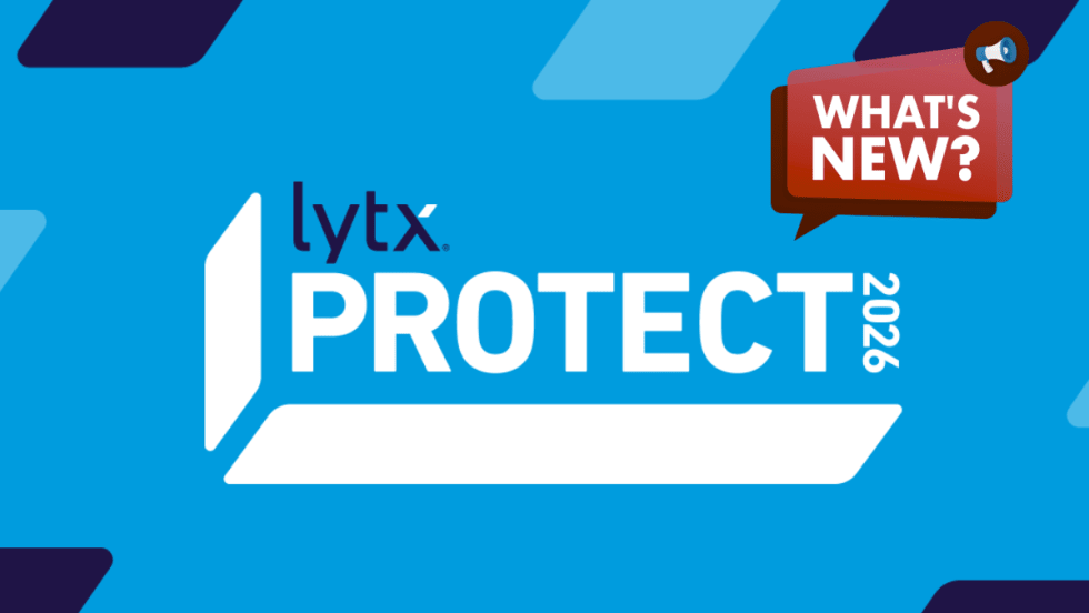 Graphic for Lytx Protect 2026 conference with “What’s New?” callout highlighting latest fleet technology announcements.
