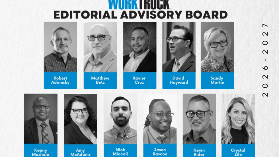 The 2026 to 2027 Work Truck Editorial Advisory Board