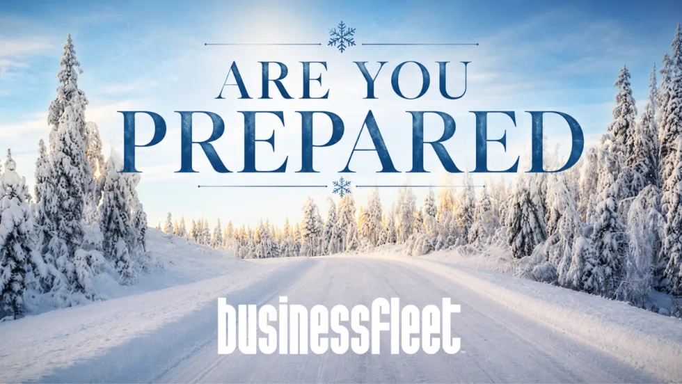 Snow-covered road through a winter forest with the words “Are You Prepared?” across the sky.