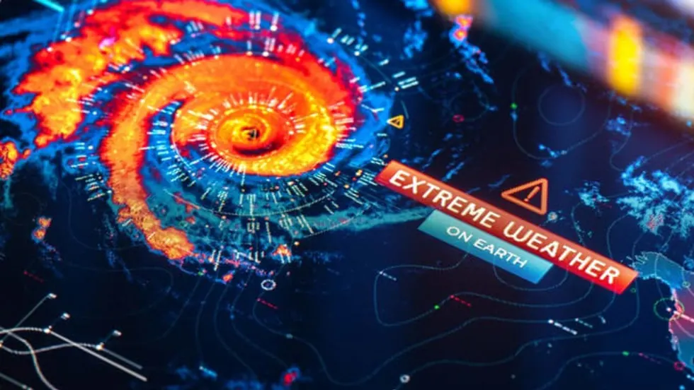 Extreme weather events affecting Earth including storms, hurricanes, and climate disasters