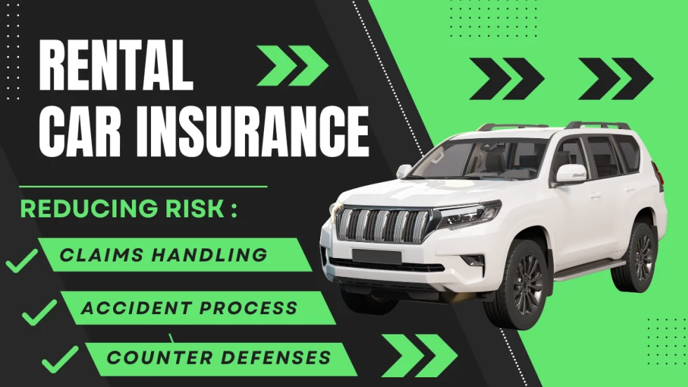 A white Jeep Cherokee juxtaposed against a white, green, and black graphical headline and text display.