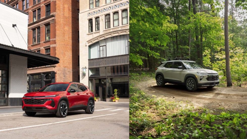 new Chevy Trax and Trailblazer