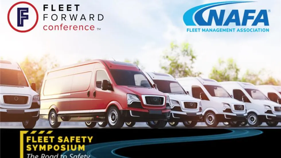 A Fleet Forward Conference graphic representing the safety symposium.