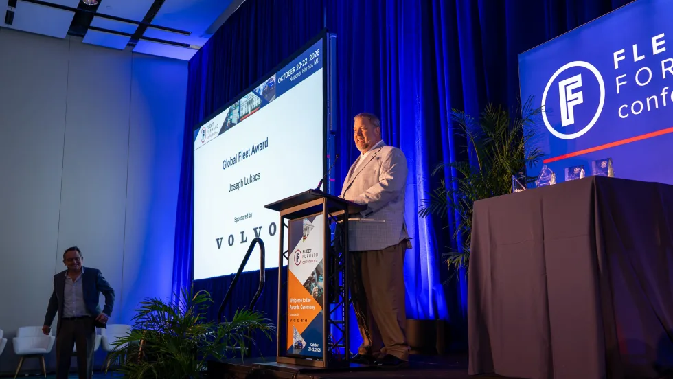 Joseph Lukacs at the Fleet Forward Conferencd 2026