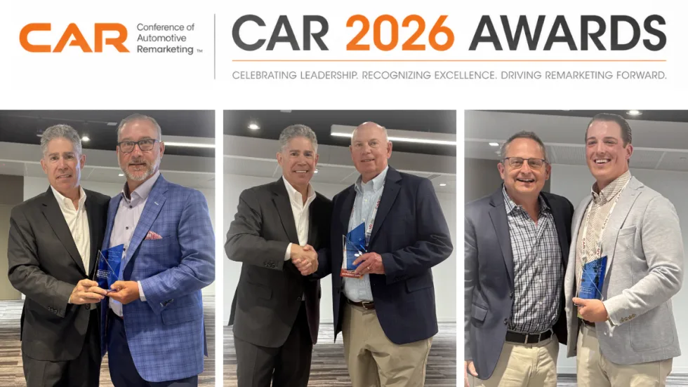 Image of three award winners at 2026 CAR