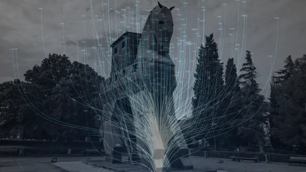 A Trojan horse with AI