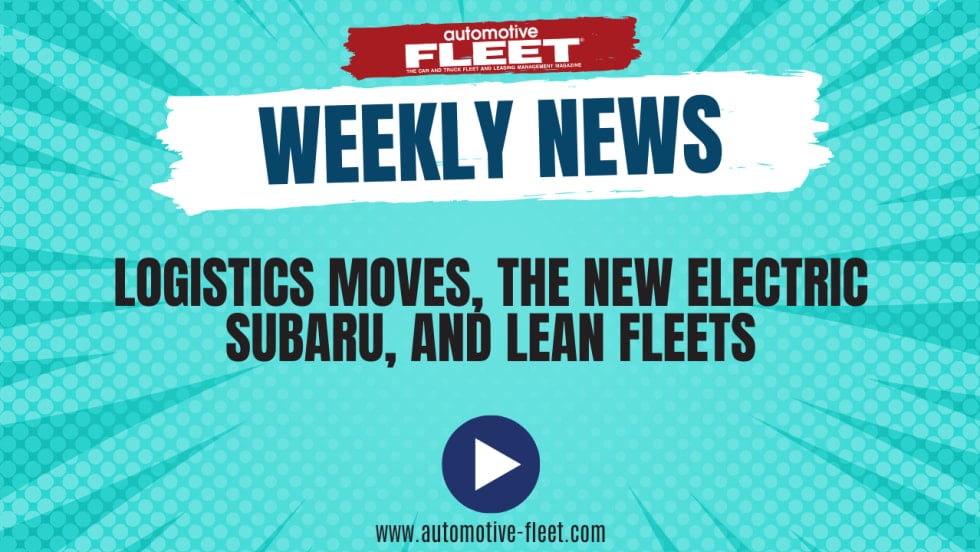 A blue Automotive Fleet AF News Recap thumbnail. 