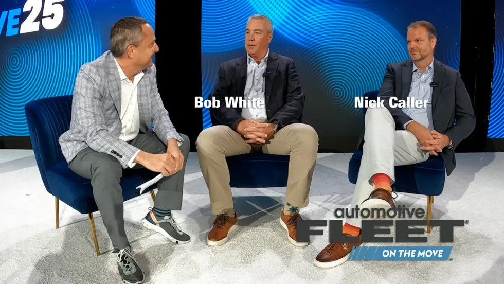 3-person discussion on stage