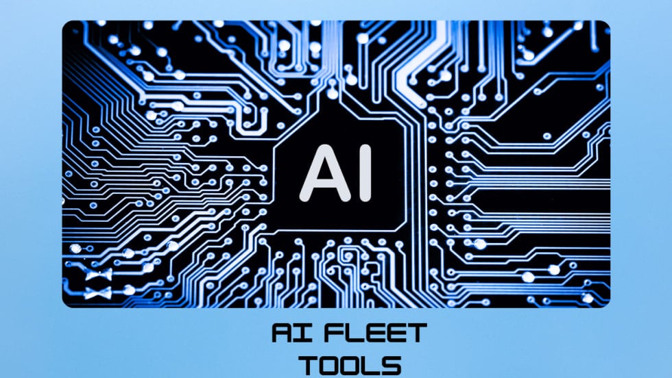 Blue-themed digital circuitry board to suggest AI connectivity.
