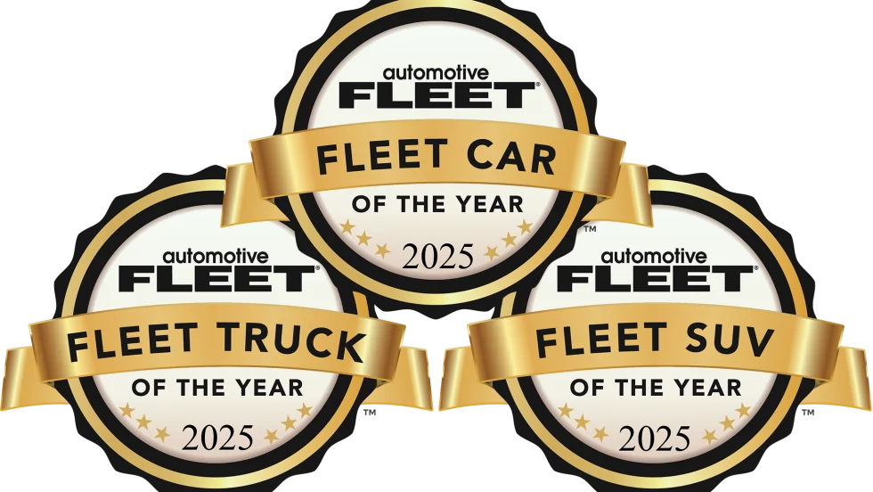 Fleet Vehicle of the Year 2025 graphic.