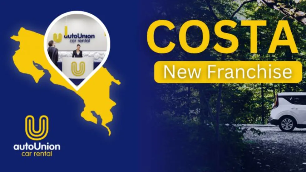 An AutoUnion Costa Rica banner.