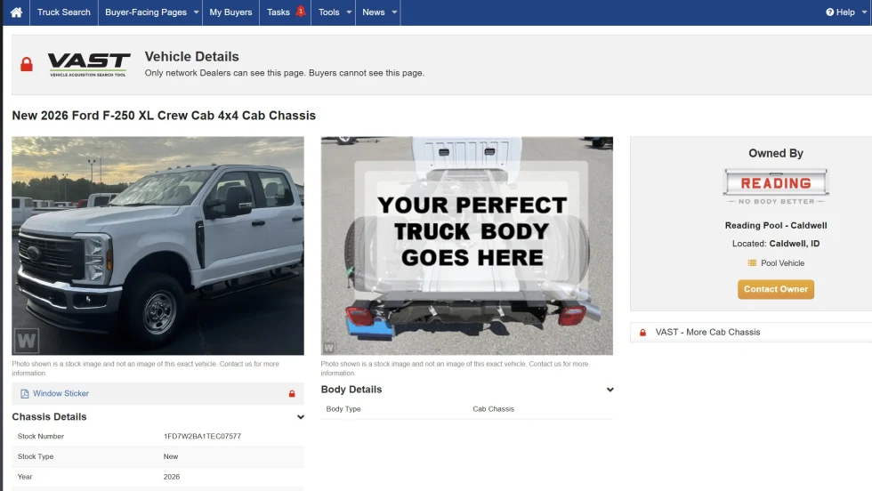 A Work Truck Solutions pilot program site. 