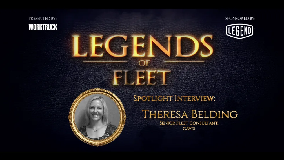 Thumbnail for Fleet Legends interview with Theresa Belding, Senior Fleet Consultant at Cavis, presented by Work Truck and sponsored by Legend Fleet.