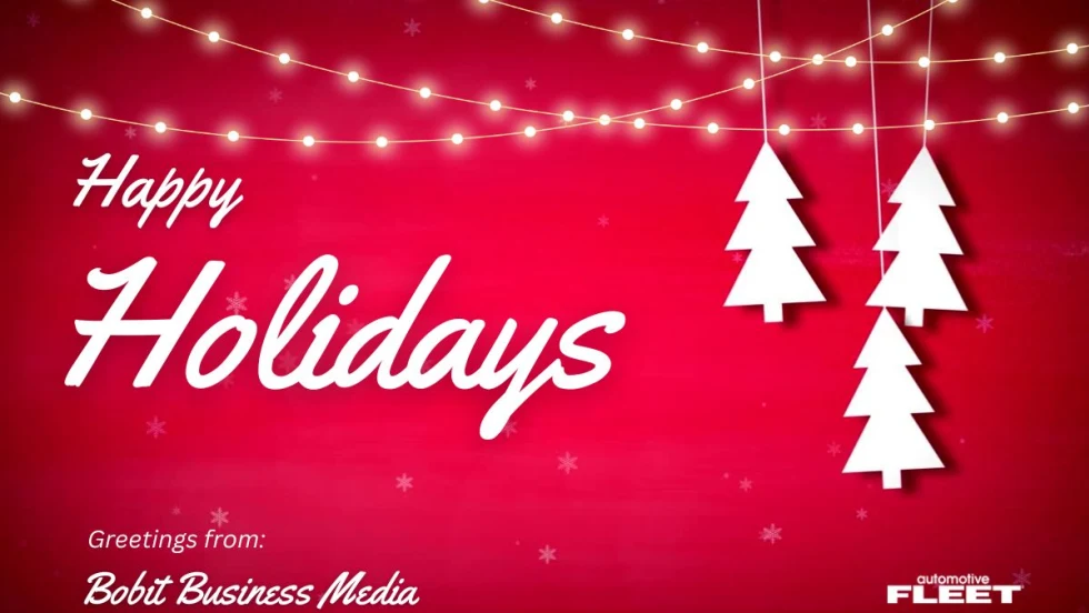 A holiday greetings card from Bobit Business Media.