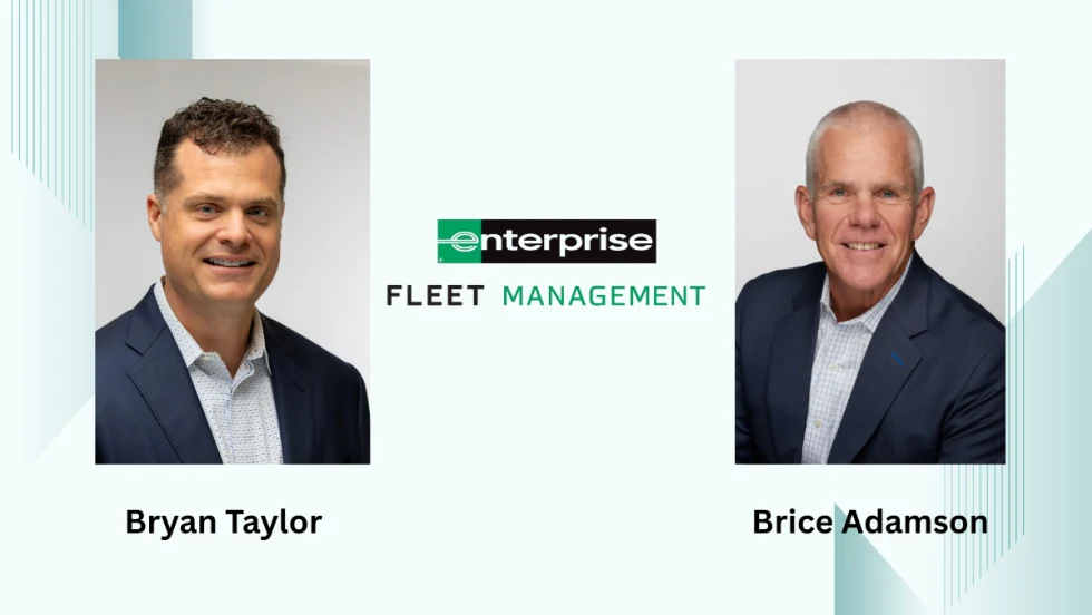 Headshot of two executives