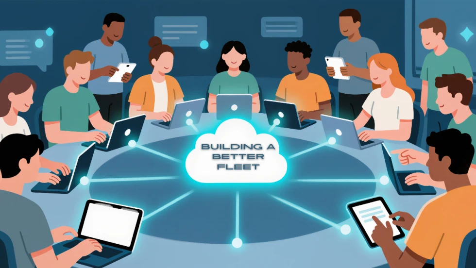 Image of people collaborating in focus group