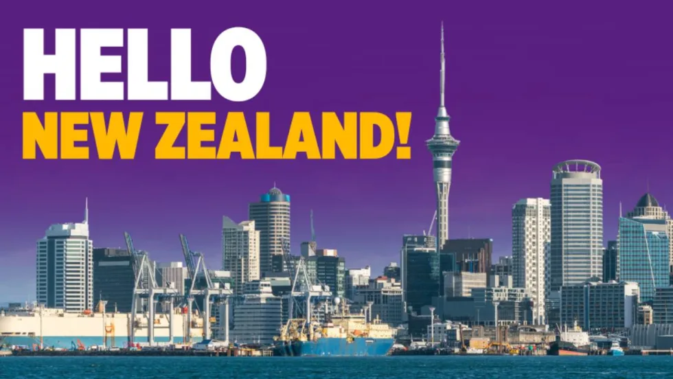 A photo of Auckland downtown skyline.