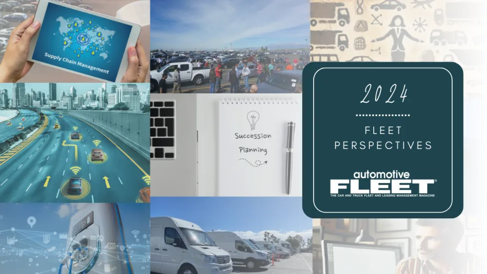 A collage of images with text reading "2024 - Fleet Perspectives".