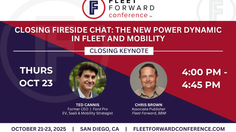 Graphic announcing event keynote.