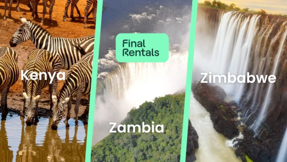 Natural scenes from Kenya, Zambia, and Zimbabwe.